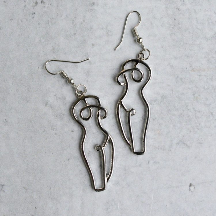 conditionHER Body Ody Earrings in Silver