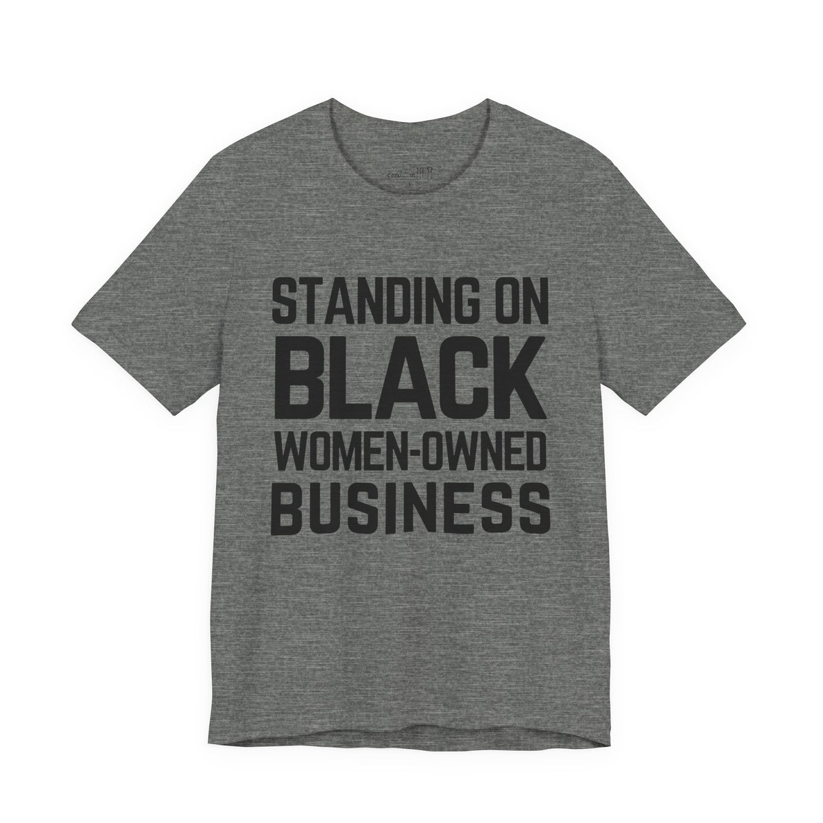 「黒人女性経営のビジネスを支援しよう」Tシャツ